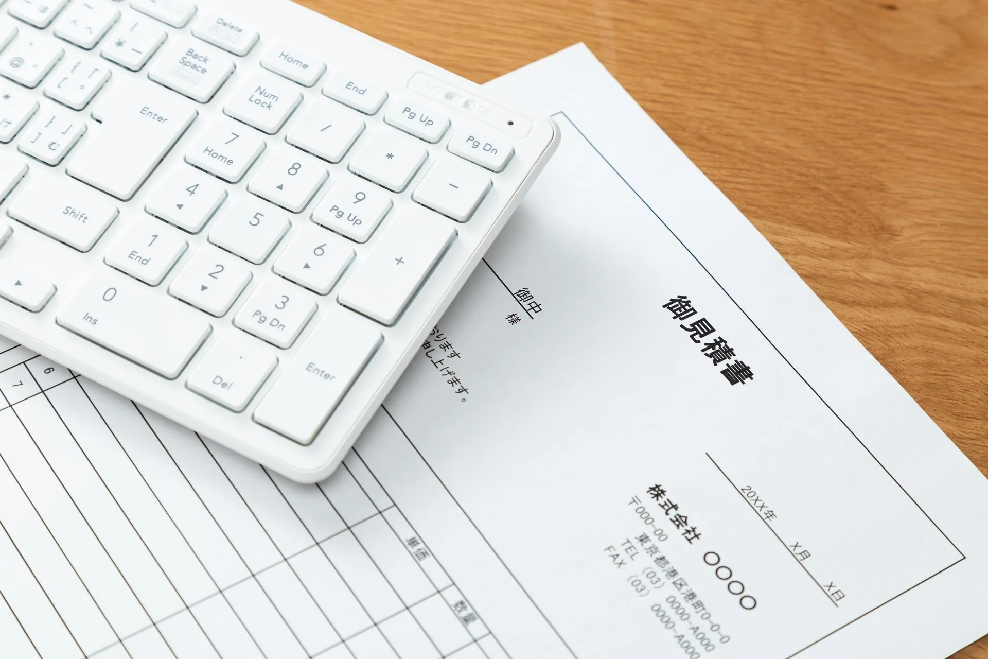 問い合わせから施工までの流れを掲載